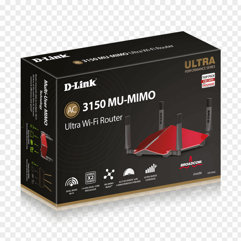 Mama Mu D-Link AC3150 Wireless Router DCS 7413 Full HD Day & Night Outdoor Network Camera PNG
