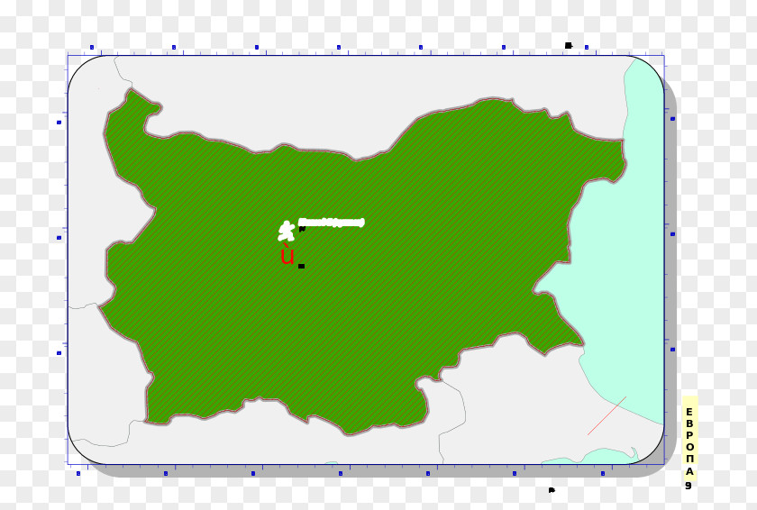 Map Provinces Of Bulgaria Vector PNG