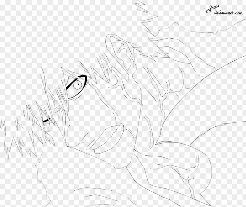 Misaki And Usui Line Art Drawing Cartoon Sketch PNG