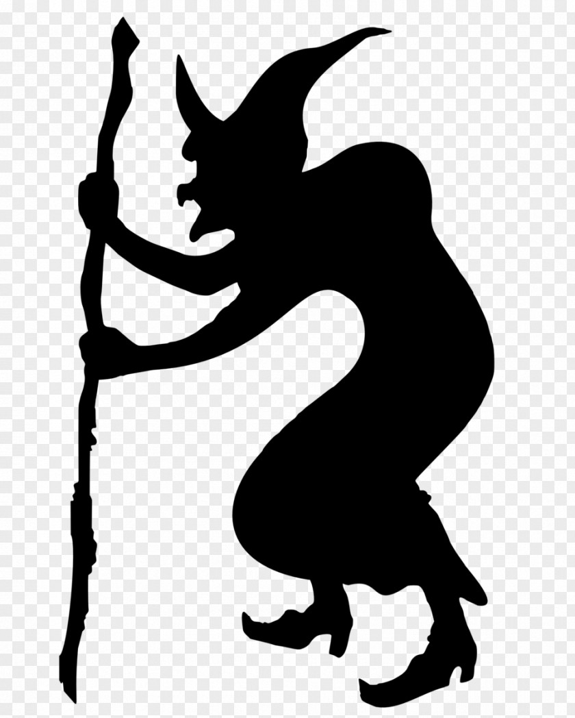 Silhouette Witchcraft Shadow Play Clip Art PNG