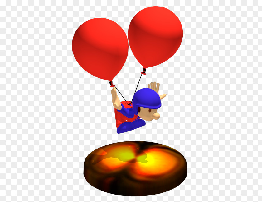 Trophy Super Smash Bros. Melee GameCube Balloon Fight Video Game PNG