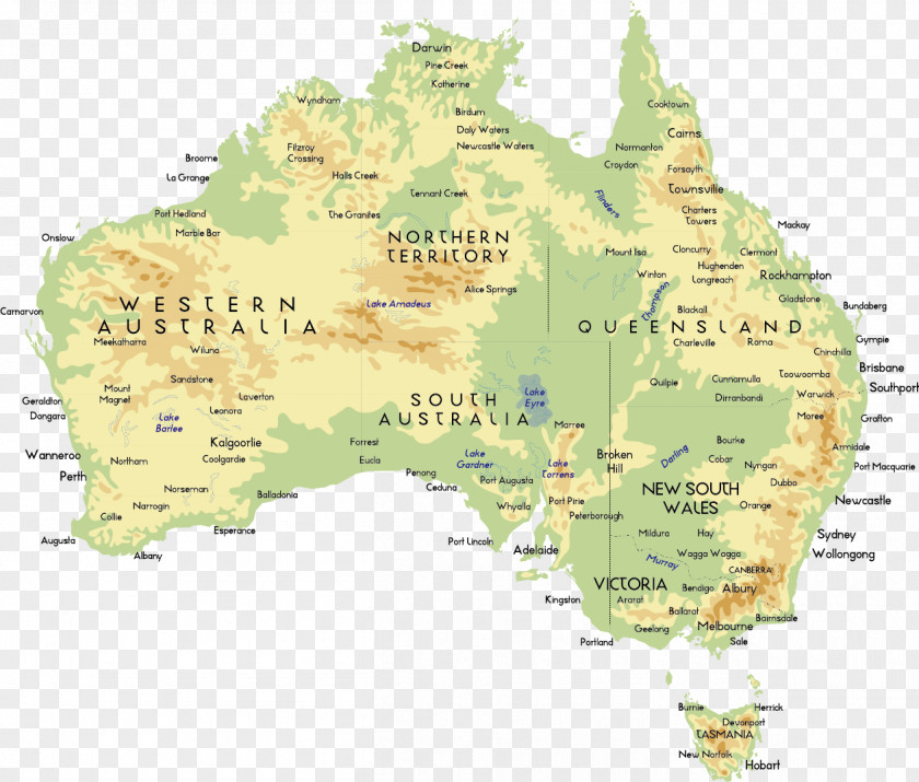 Australia Area Map Icon PNG