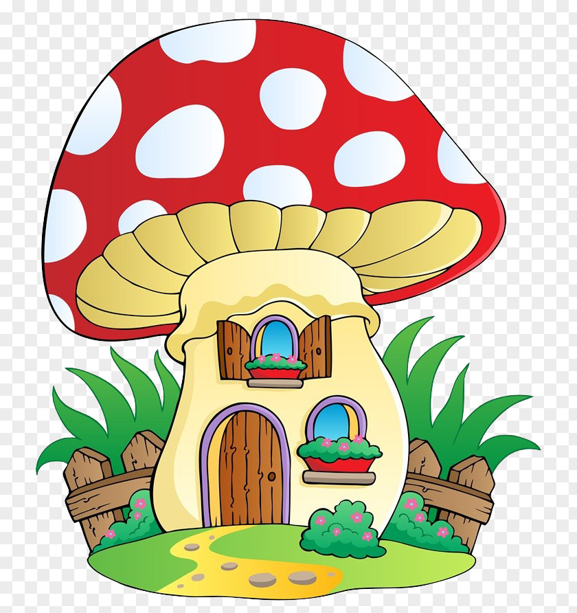 Cartoon Mushroom House Royalty-free Stock Photography Illustration PNG