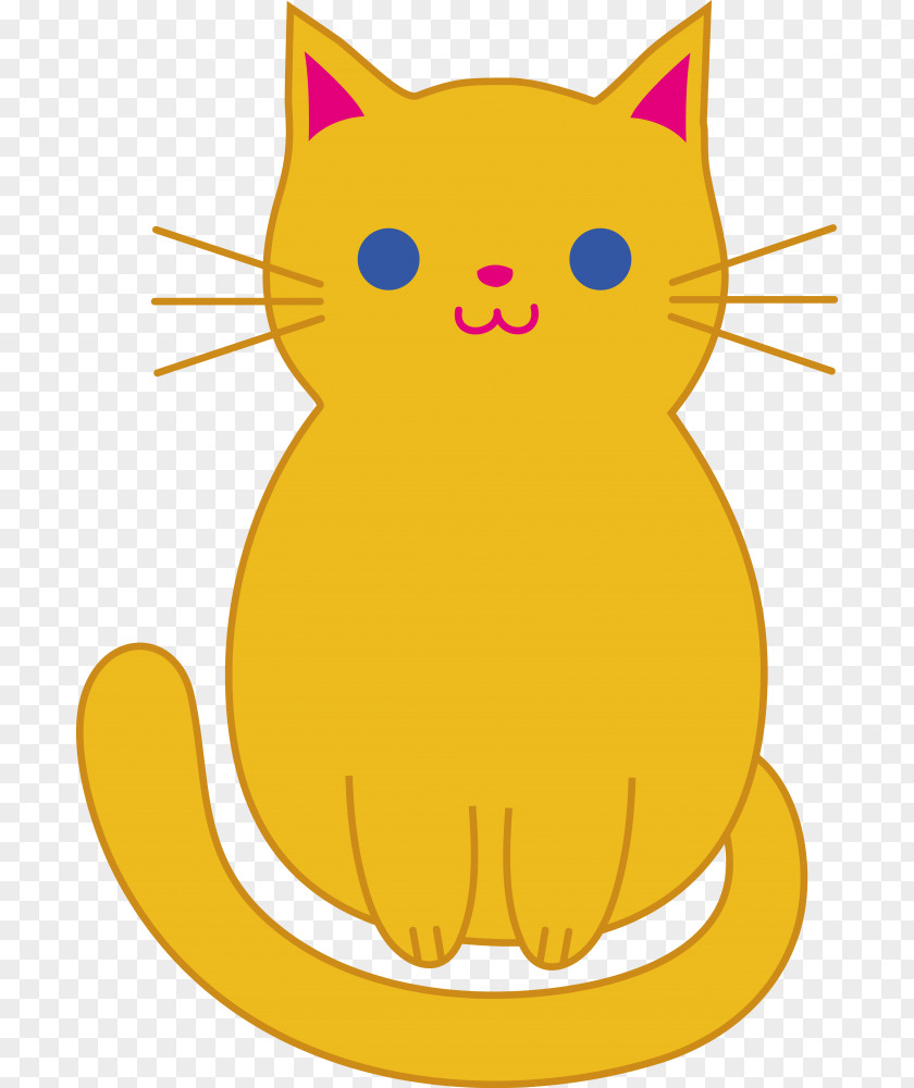 Cat Cartoon Cute Clip Art Openclipart Free Content Kitten PNG