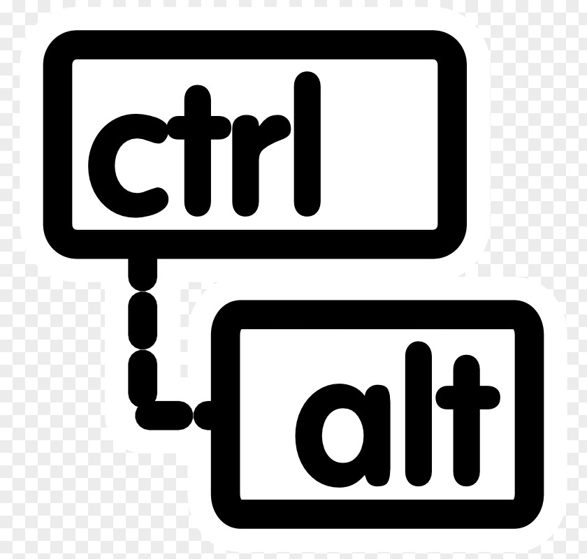 Computer Keyboard Control-Alt-Delete Control Key Alt Clip Art PNG