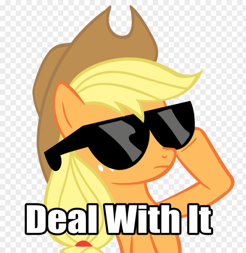 Deal With It Applejack Rainbow Dash Rarity Pinkie Pie Derpy Hooves PNG