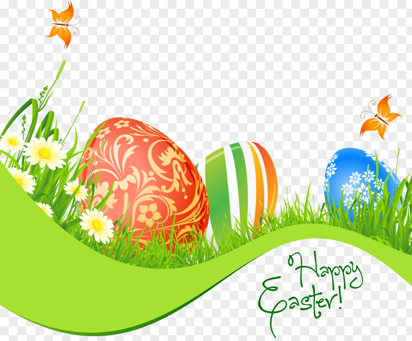 Easter Background Material Bunny Egg Clip Art PNG