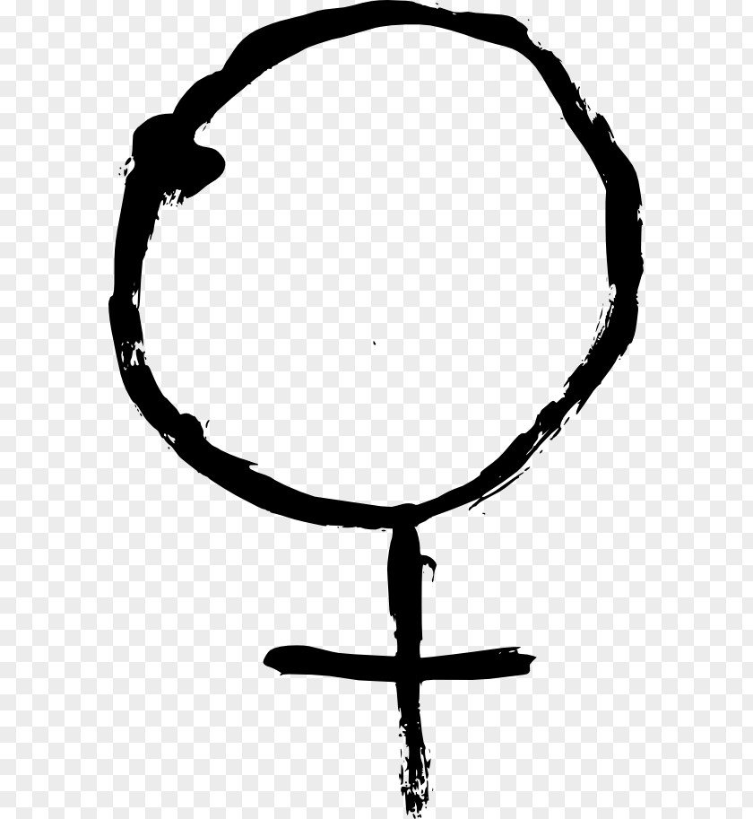 Grungy Gender Symbol Clip Art PNG