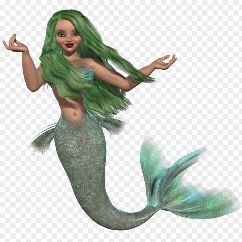 Mermaid Figurine PNG