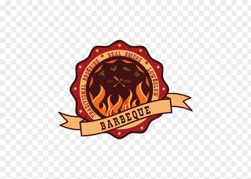 Barbecue Logo Grill Illustration Image PNG