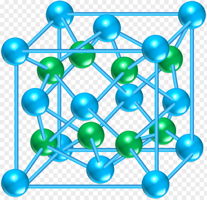 Crystal Structure Calcium Fluoride Chemistry PNG