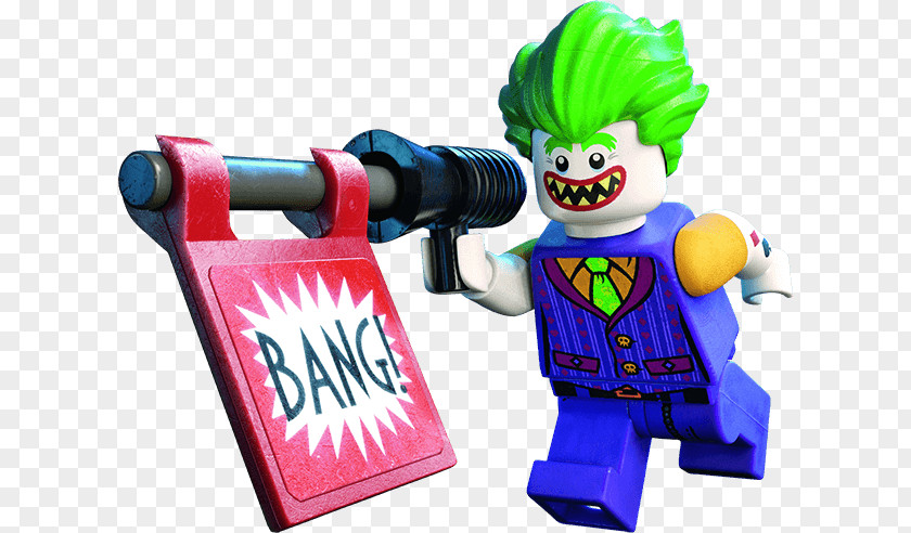 Lego Joker The Movie Desktop Wallpaper PNG