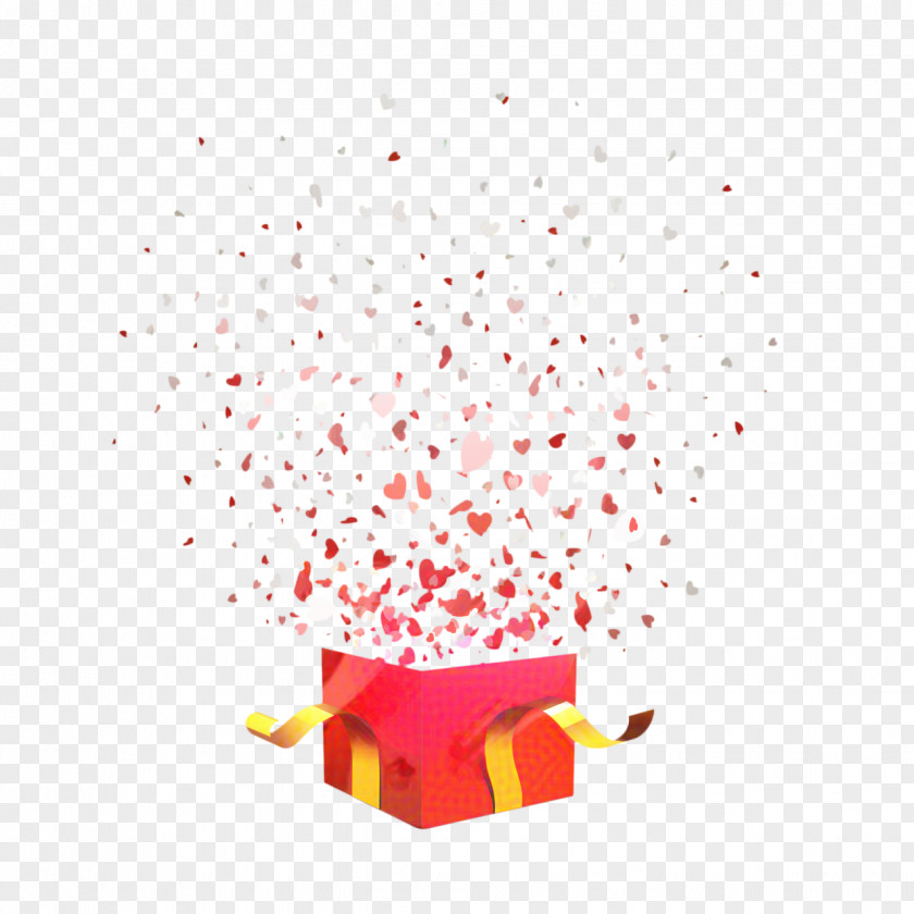 Red Confetti Cartoon PNG