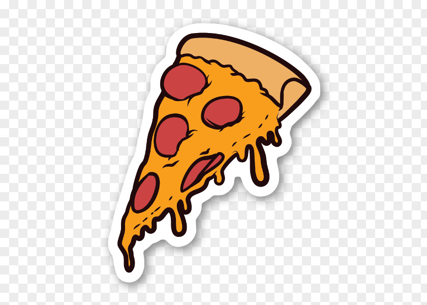 Slice Of Pizza Sticker Decal Food Italian Cuisine PNG