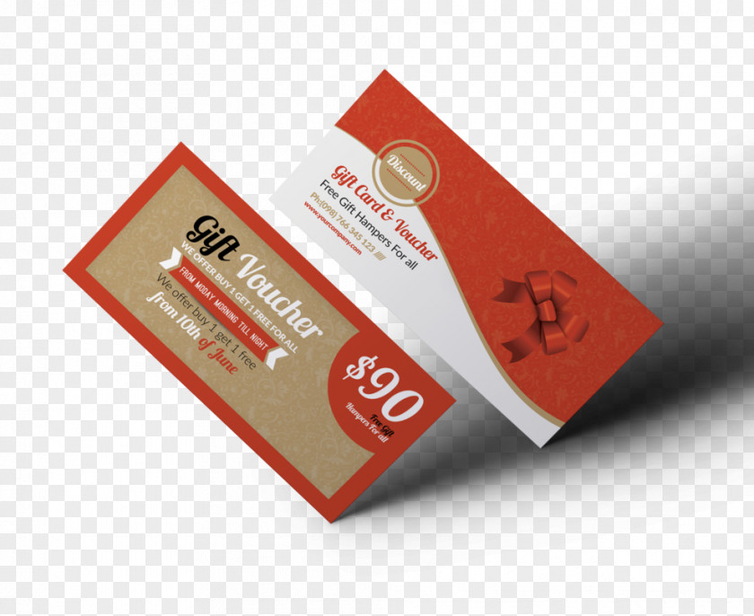 Group Discount Gift Card Voucher Business Cards PNG