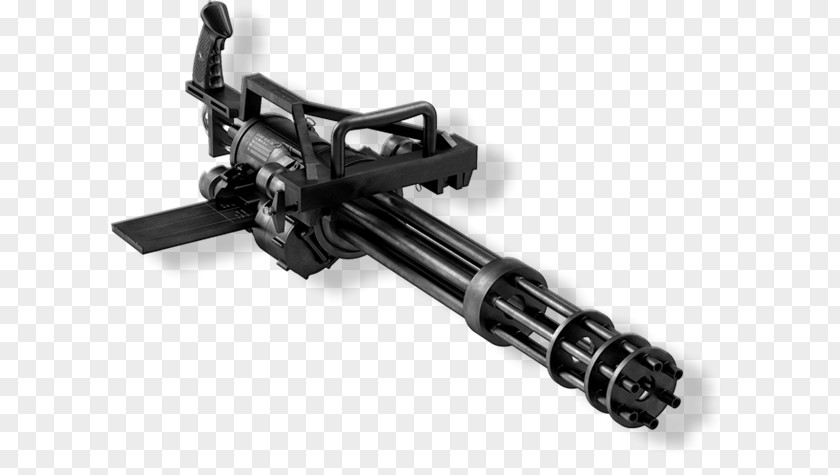 Machine Gun Minigun Gatling Weapon PNG