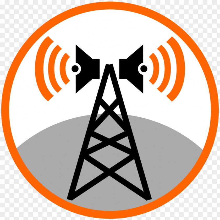 Radio Telecommunications Tower Cell Site Clip Art PNG