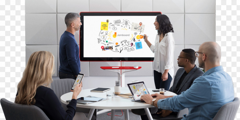 Whiteboard Surface Hub Jamboard Interactive Dry-Erase Boards Collaboration PNG