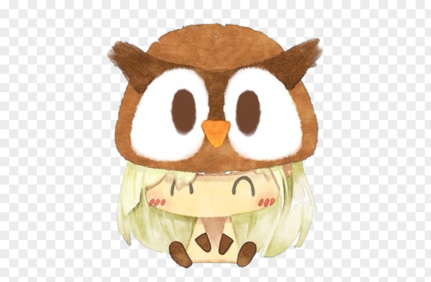 Brown Owl Avatar Moe Q-version Cuteness PNG