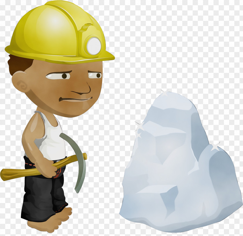 Headgear Hat Hard Construction Worker Cartoon Helmet Personal Protective Equipment PNG