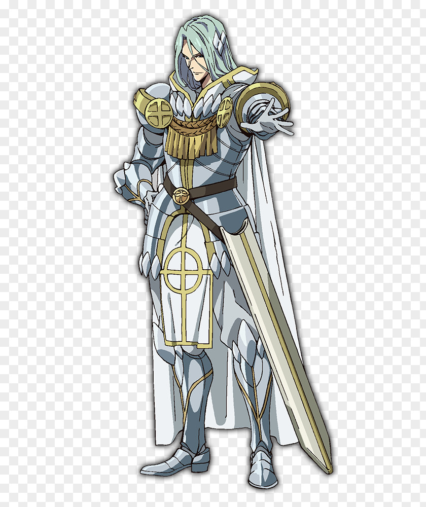 Light Chain Knight Sword Costume Design PNG