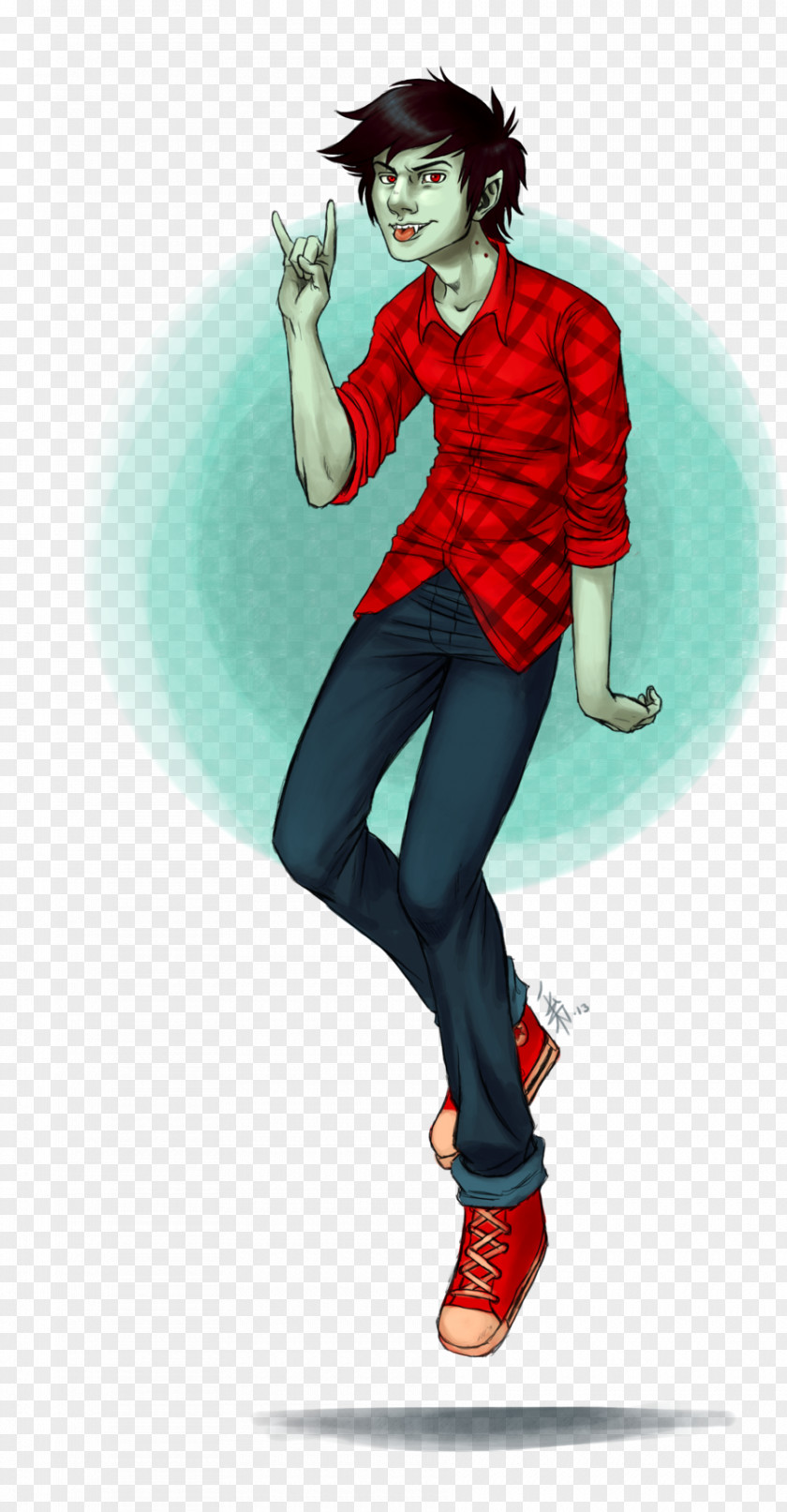 Adventure Time Marshall Lee Animated Cartoon Shoe Legendary Creature PNG