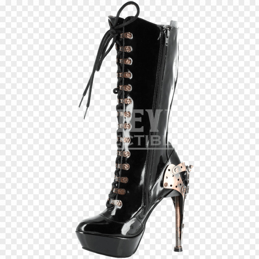 Christmas Boot Steampunk Knee-high Shoe Fashion PNG