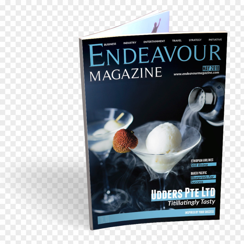 Ice Cream Udders Publishing Magazine Advertising PNG