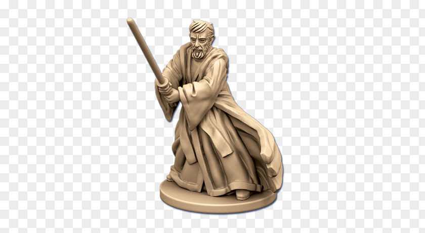 Knight Obi-Wan Kenobi Statue Jedi Figurine Classical Sculpture PNG