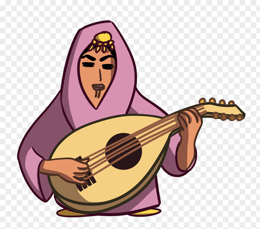 Kobza Cuatro Tiple Acoustic-electric Guitar PNG