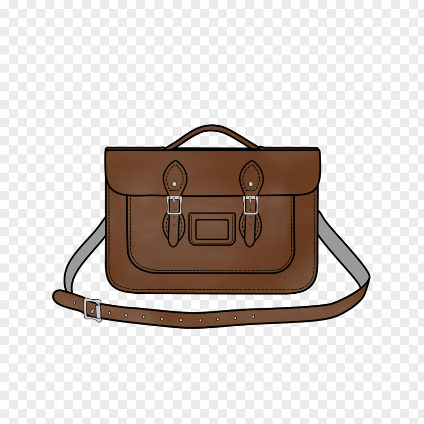 Leather Briefcase Handbag Satchel Strap PNG