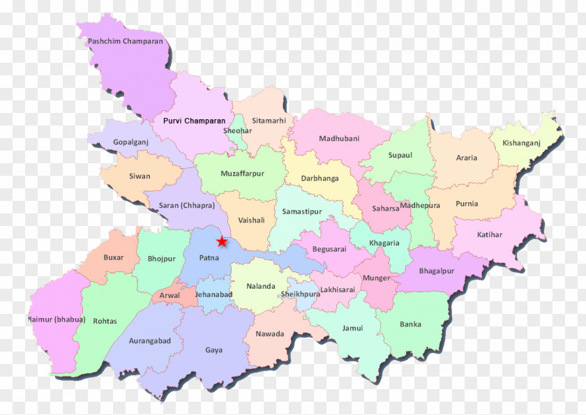 Map Muzaffarpur Sheohar District Madhubani Gopalganj District, India Siwan PNG