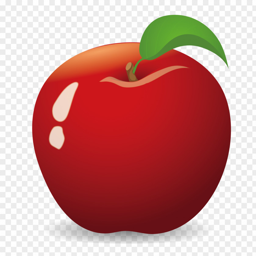 Vector Red Apple Adobe Illustrator PNG