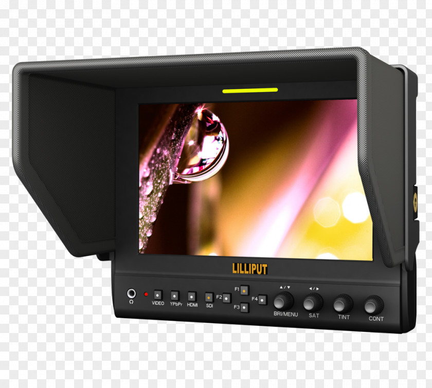 Camera Computer Monitors Lilliput 663/O/P2 IPS Panel Serial Digital Interface PNG