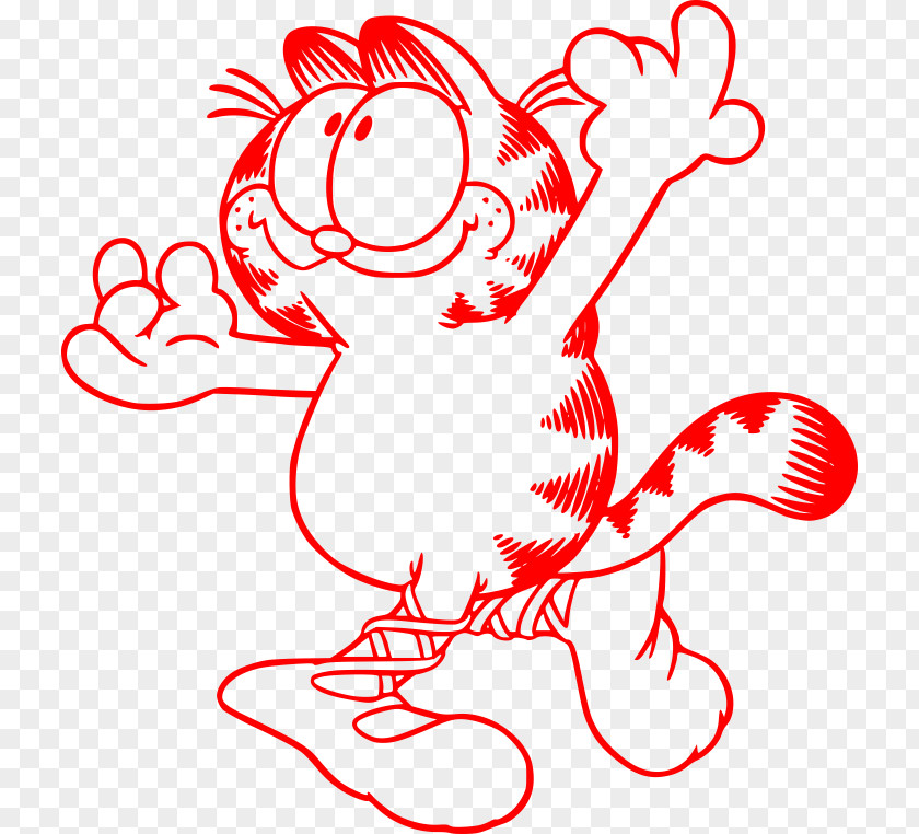 Garfield Nermal Colouring Pages Coloring Book Odie PNG