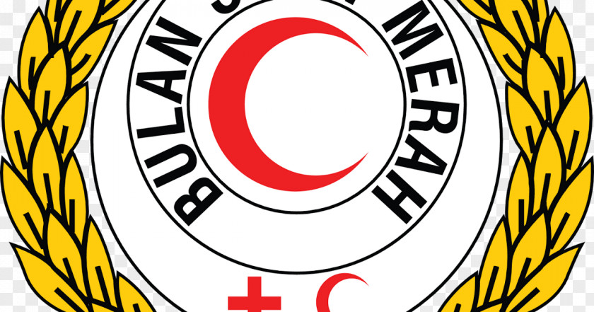 Logo Malaysian Red Crescent Society Sickle PNG