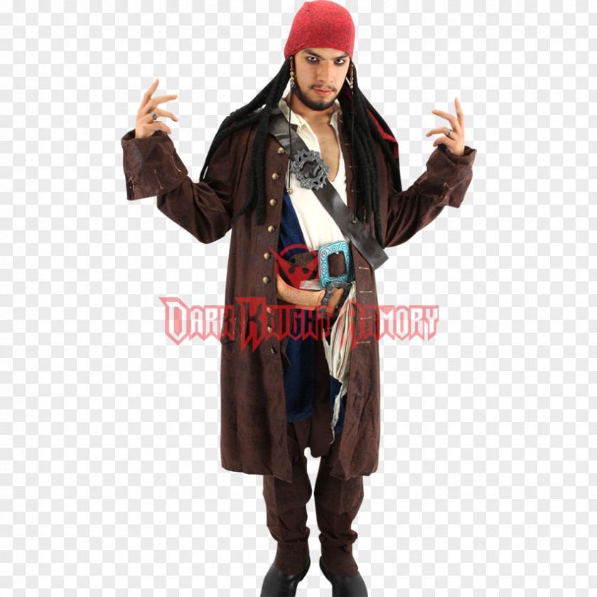 Pirates Of The Caribbean Robe Jack Sparrow Costume Headscarf PNG