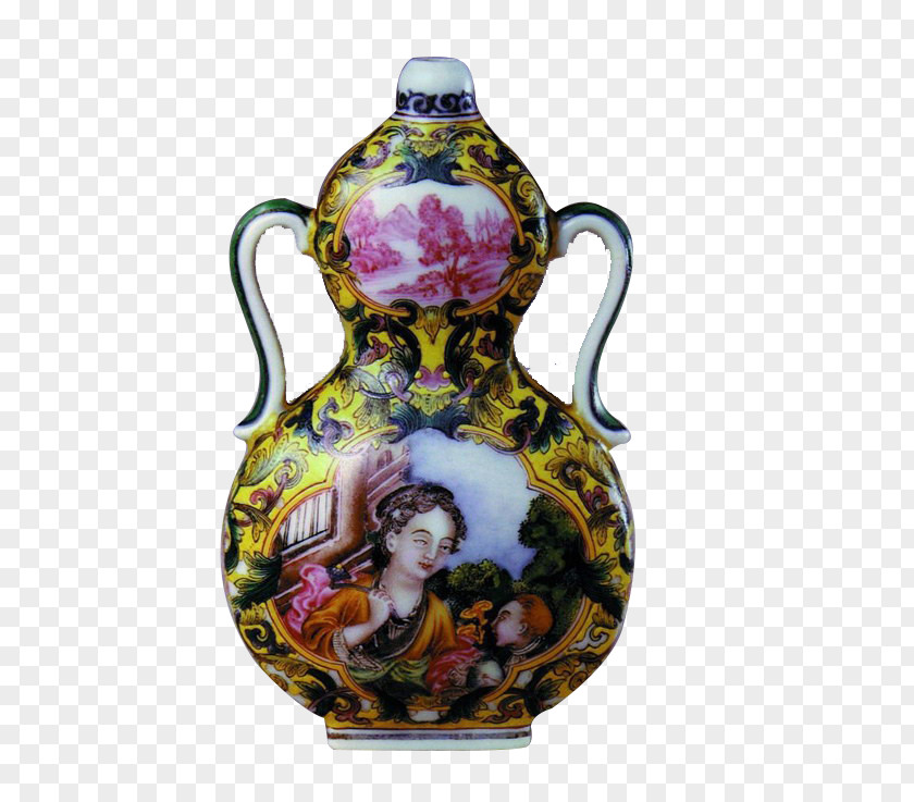 Porcelain,Containers Qing Dynasty Porcelain Falangcai On-glaze Decoration Ceramic Glaze PNG