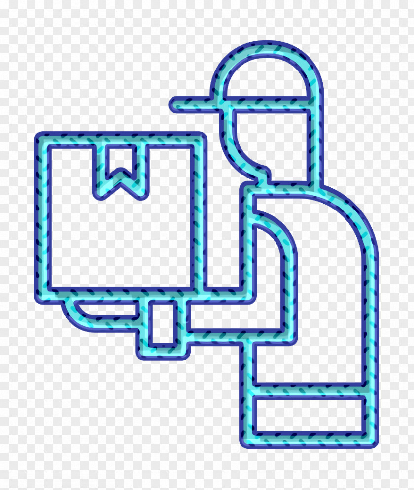 Shipping And Delivery Icon Man Logistic PNG