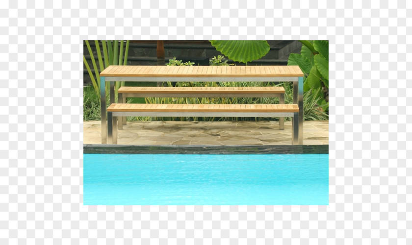 Table Bench Garden Furniture PNG