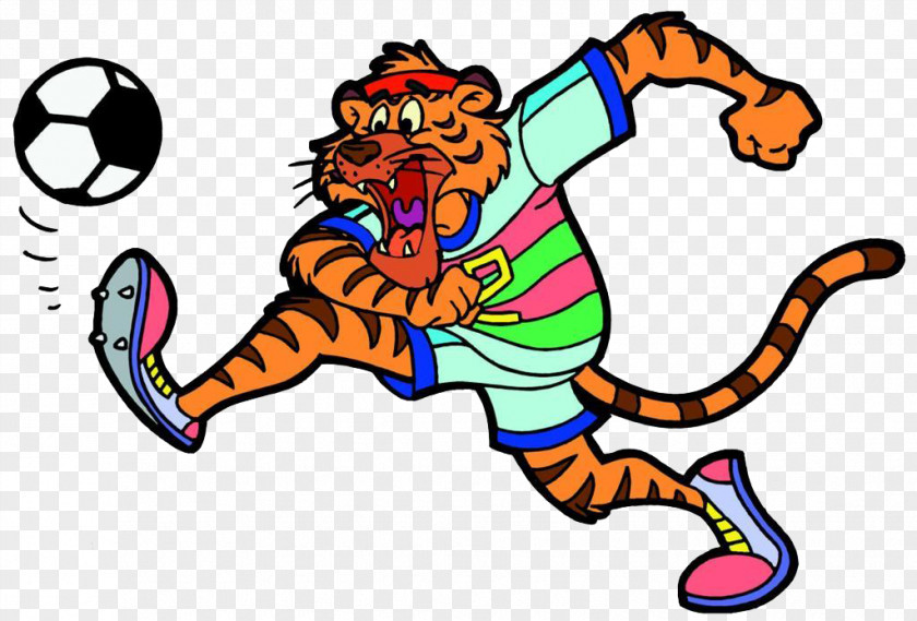 Tiger Cartoon Animation Clip Art PNG