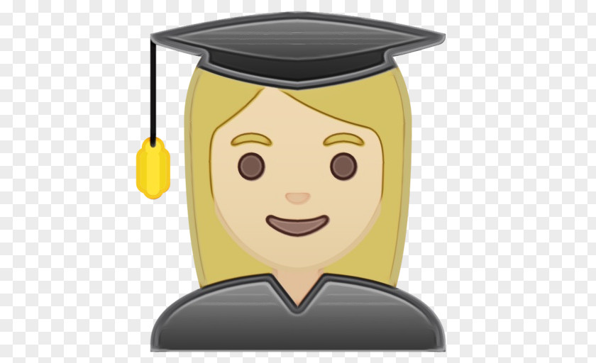 Academic Dress Smile Movie Emoji PNG