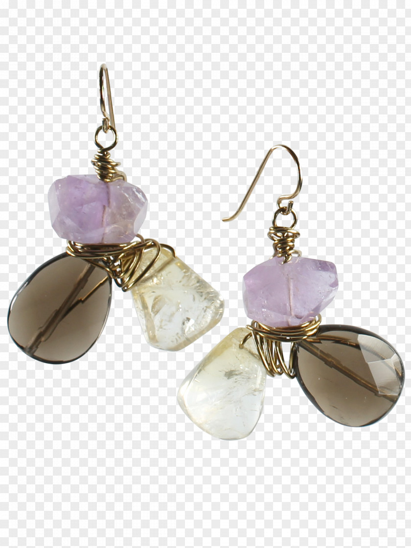 Copper Nugget Diagram Amethyst Earring Purple Silver Jewellery PNG