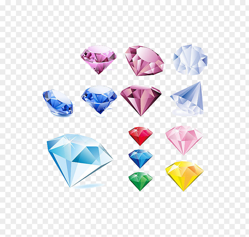 Diamond Gemstone Drawing PNG