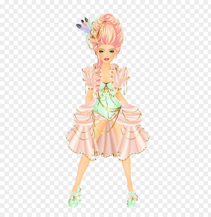 Fairy Human Hair Color Doll Child PNG