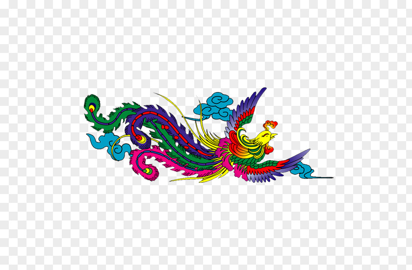 Flower Of The Phoenix Fenghuang County U767eu9ce5u671du9cf3 Chinese Dragon PNG