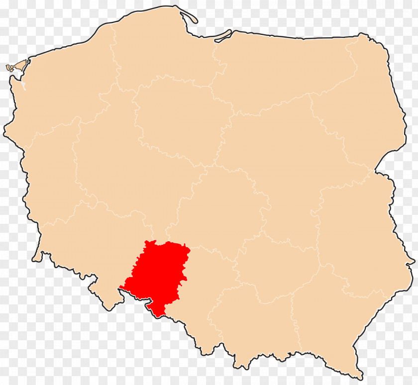 Map Opole Voivodeship Administrative Territorial Entity Of Poland Wikipedia Greater PNG