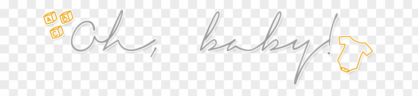 Oh Baby Logo Clothing Accessories Line Font PNG