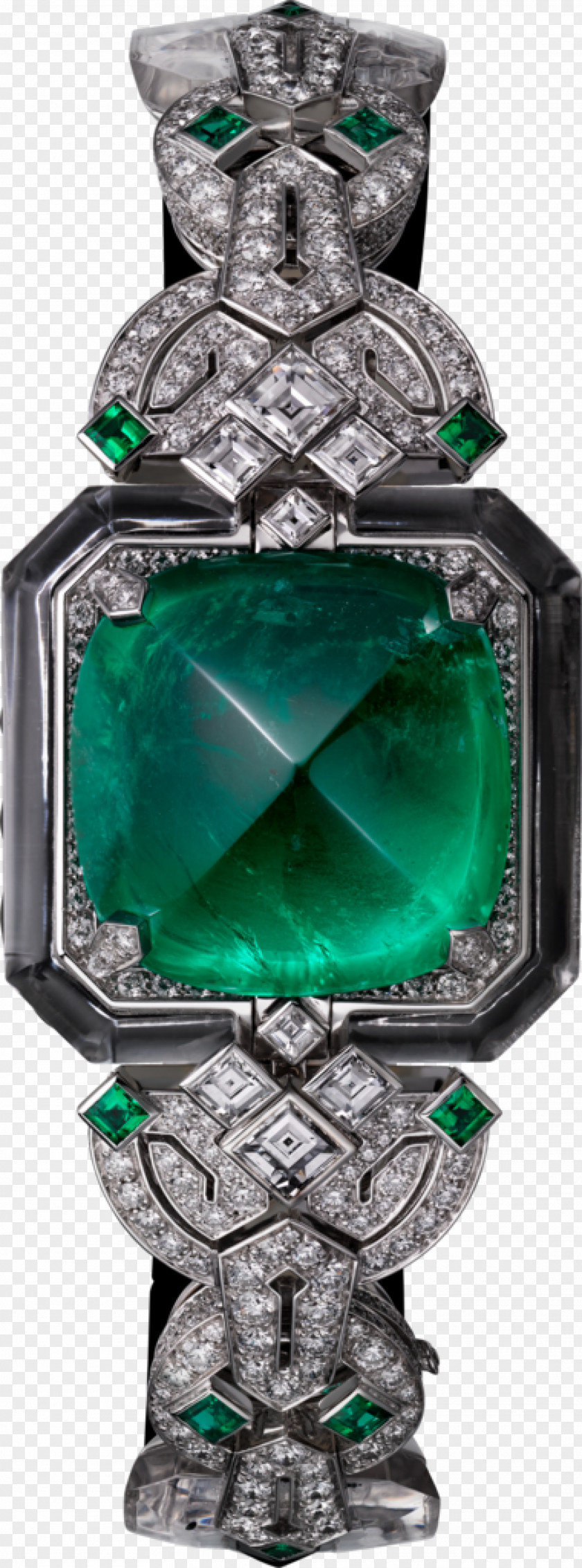 Quartz Crystal Rock Emerald Cartier Jewellery Watch Gemstone PNG