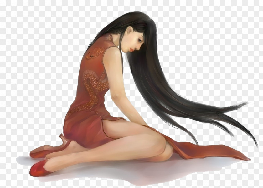 The Role Of Game Cheongsam Woman PNG